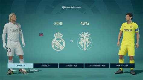 Fifa Real Madrid Vs Villarreal Career Mode Season Youtube