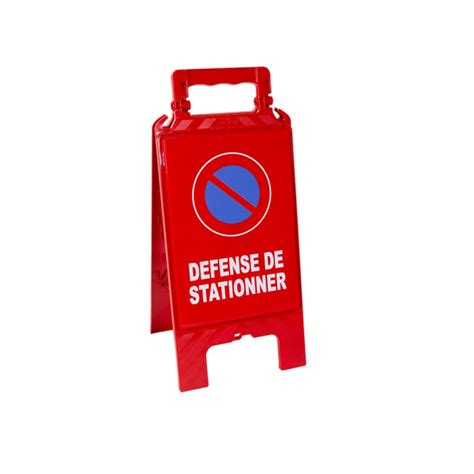 Chevalet modulable rouge défense de stationner OPS depuis 1987