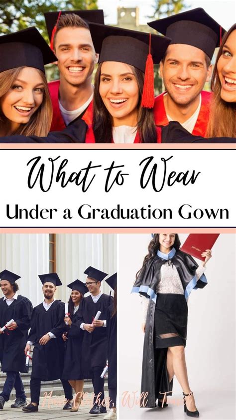 What To Wear Under A Graduation Gown For Both Women And Men Black