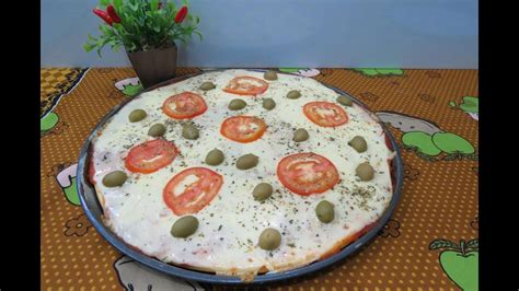 PIZZA DE LIQUIDIFICADOR SUPER FÁCIL YouTube