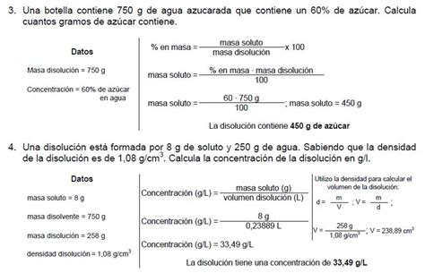 lacienagadelogro EJERCICIOS RESUELTOS QUIMICA 3º ESO DISOLUCIONES