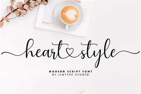 Heart Style - Script Font – Free Design Resources