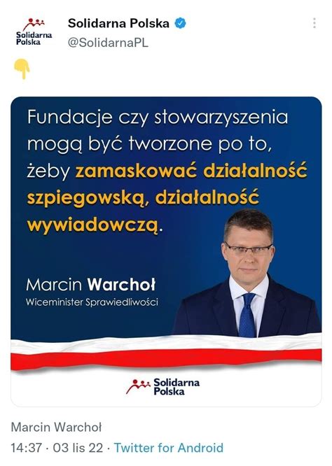 Szymon Jadczak on Twitter No to powiedzmy sprawdzam panu Warchołowi