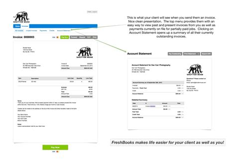 Freshbooks Invoice Template * Invoice Template Ideas