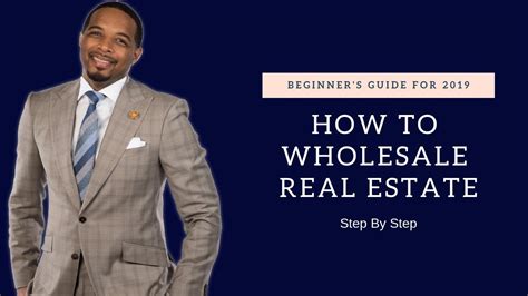 How To Wholesale Real Estate Step By Step Youtube