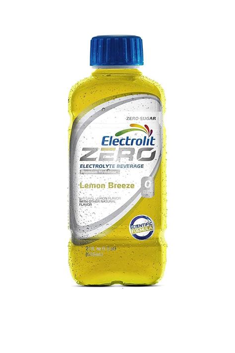 Electrolit Zero Electrolyte Hydration Beverage Lemon Breeze 21oz Pa Oasis Snacks