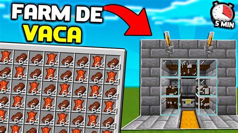 Farm De Vaca AutomÁtica RÁpida E FÁcil Minecraft Bedrock 1 19 6 2023