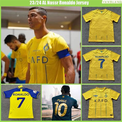 2023 24 Camisa Al Nassr FC CR7 Jersey AL NASSR RONALDO Shopee Brasil