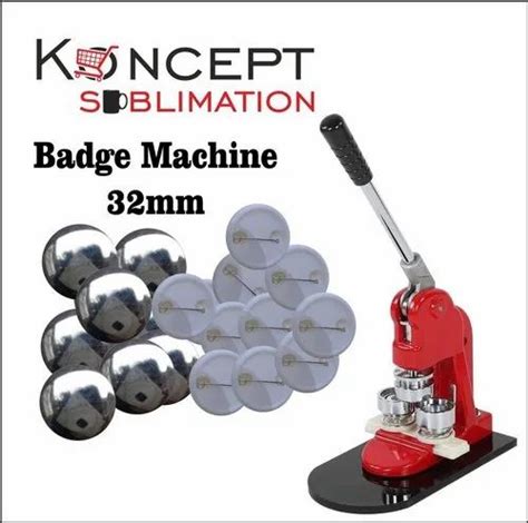 Button Badge Making Machine 25mm 32mm 44mm 58mm 75mm Capacity 500 Per