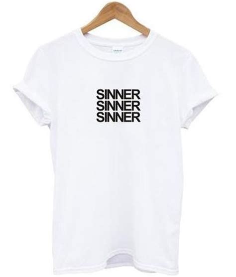 sinner sinner sinner t-shirt | Paris t shirt, Print clothes, Shirts