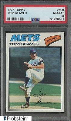 Topps Tom Seaver New York Mets Hof Psa Looks Nicer Ebay