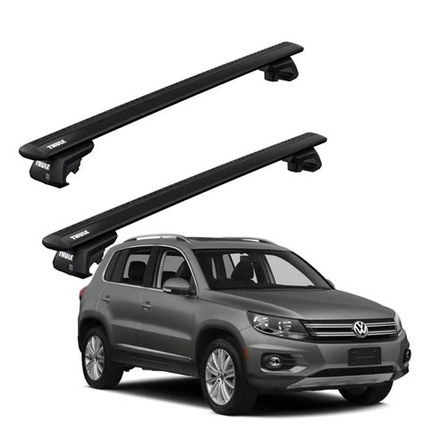 Rack De Teto Tiguan Allspace 2019 Thule WingBar Prata