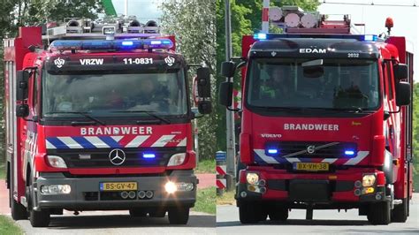 Brandweer Ambulances VOA OvD G En Politie Met Spoed Onderweg In