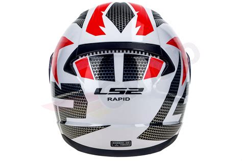 Kask Motocyklowy Integralny Ls Ff Rapid Grid White Red L Gmoto Pl