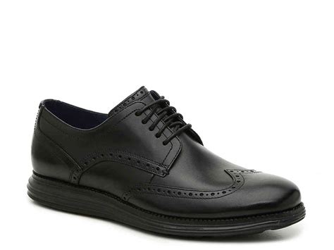 Cole Haan Leather Original Grand Wingtip Oxford In Black For Men Lyst