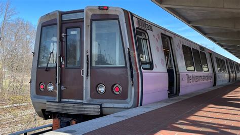 SPECIAL WMATA Metrorail Breda 3000 Series 6 Car Cherry Blossom