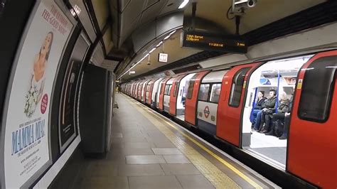 London Underground Northern Line 1995 Stock Trains At Borough 21