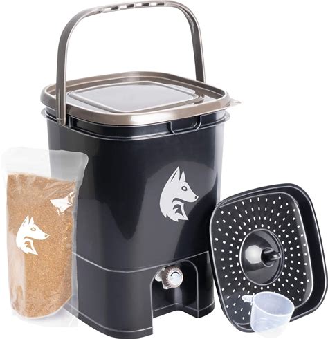 Fairfox Bokashi Bucket Composter L Made From Recycled Plastic