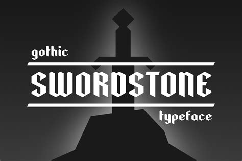 Swordstone Font By Rudenkoarts · Creative Fabrica