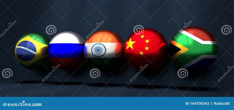 Brics Union Flags Stock Illustration Illustration Of Countries 164706342