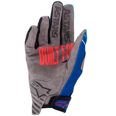 Luva Alpinestars Radar Azul Verde Gua