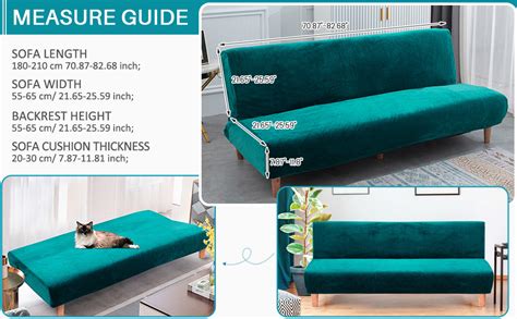 Amazon Ele Eleoption Seat Armless Sofa Bed Cover Stretch