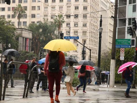 Previsão Do Tempo Chuva E Queda De Temperatura Para O Fim De Semana