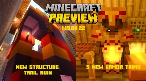 New Structure Trial Ruins And More Armor Trims In The Minecraft