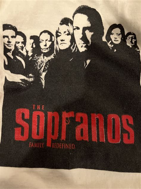 Rare The Sopranos FAMILY REDEFINED Cream Colored T sh… - Gem