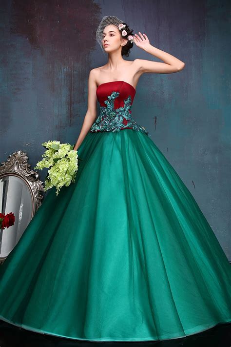 Red and green Dress combination | Dresses Images 2022