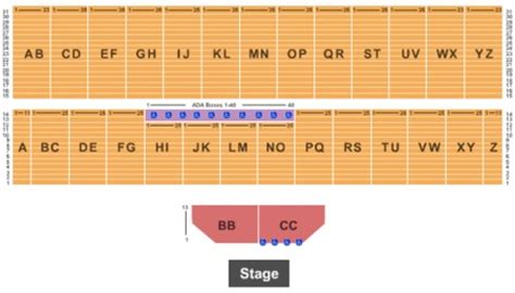 Iowa State Fair Grandstand Seating Map