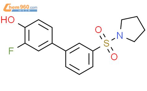 Fluoro Pyrrolidin Ylsulfonylphenyl Phenolcas