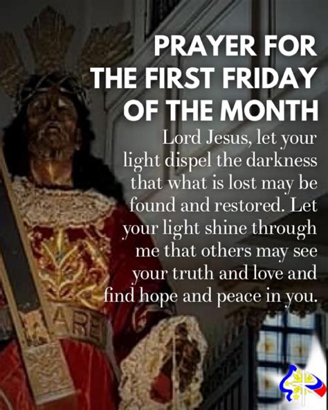 Katolikongpinoy On Twitter Prayer For The First Friday Of The