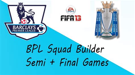 Fifa Ultimate Team Episode Bpl Squad Builder Cup Run Part