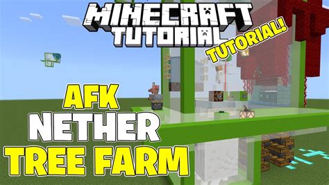 Nether Tree Farm Minecraft Tutorial Youtube