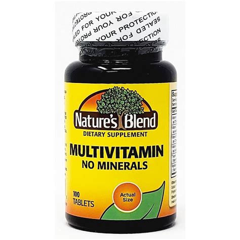 Multivitamin No Minerals Nature S Blend Hargraves Online Healthcare