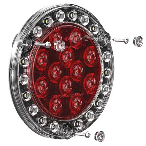 5 5 LED Combination Stop Tail Turn Back Up Light 21 LED S M85417R