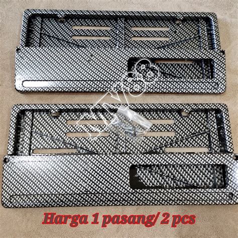 Jual Dudukan Plat Nomor Motor Karbon Bingkai Plat Nomor Motor Carbon