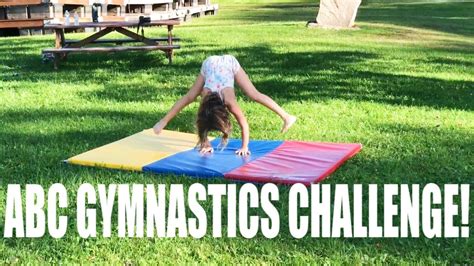 Abc Gymnastics Challenge No Wifi No Cheating W Watermelon Smash Punishment Youtube