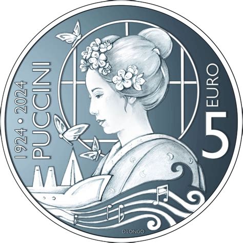 5 Euro Giacomo Puccini 2024 PP San Marino