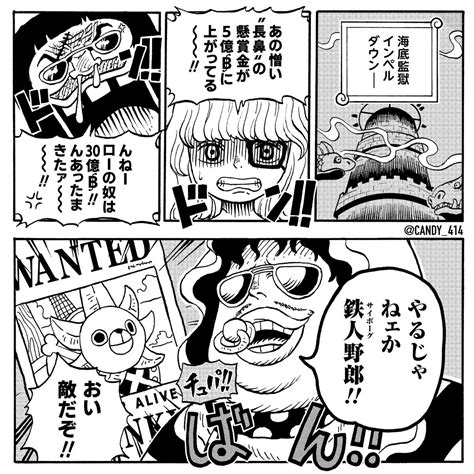 ルフィルフィを誘導するS スネーク 今週のワンピ ONEPIECE1069 Anyの漫画