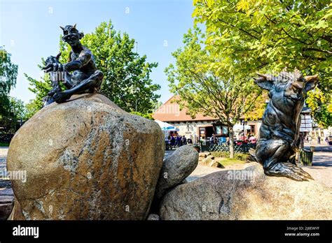 Teufelsmauer In Obscurum Thale Harz Stock Photo Alamy