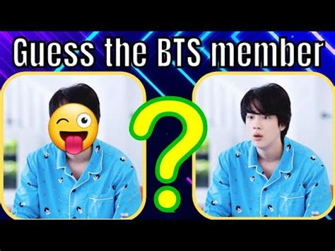 Bts Quiz Can You Guess The Bts Member Youtube