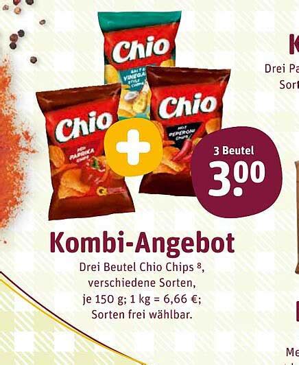 Kombi Angebot Chio Chips Angebot Bei Tegut 1Prospekte De