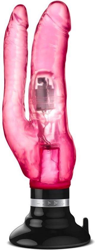 Dr Skin Dubbele Vibrerende Dildo Roze Bol