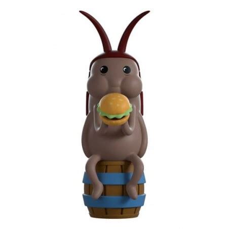 Figura Cucaracha Comiendo Una Hamburguesa Bob Esponja 12 Cm