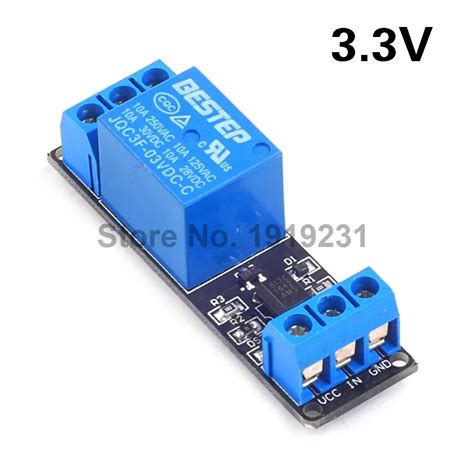 3 3v 1 Channel 3v Relay Module Optocoupler Isolation Low Level Trigger