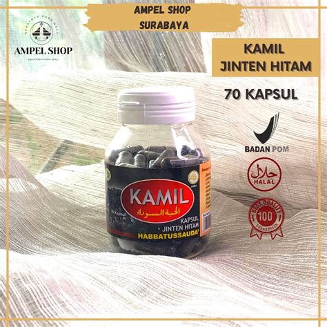 Jual Kamil Kapsul Jintan Hitam Habbatussauda Serbuk Kapsul Serbuk