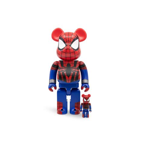 BEARBRICK MARVEL THE AMAZING SPIDER-MAN 100% & 400% SET – ODTO