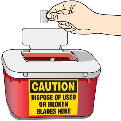 Caution Biohazard Sharps Container | Emedco